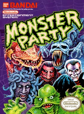 Monster Party (USA) box cover front